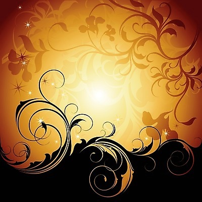 EPS 해외이미지 모양 식물 디자인 꽃 백그라운드 잎 꽃무늬 일러스트 자연 추상 프레임 장식 화려 황금 복고 스타일 해외202004 해외일러스트 컨셉 무늬 생태계 파일형식 벡터 이미지허브