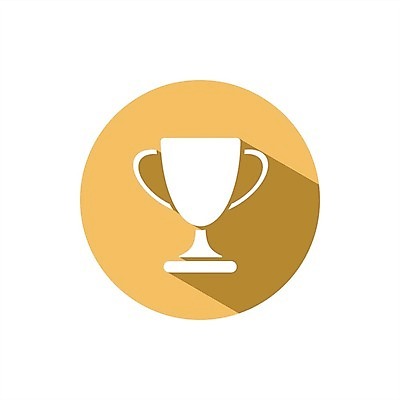 EPS 해외이미지 디자인 일러스트 성공 컵 웹 게임 황금 플랫 상패 트로피 심볼 사인 고립 승자 챔피언 필승 해외202004 해외일러스트 식기 컨셉 인터넷 놀이 우승 상 파일형식 벡터 이미지허브