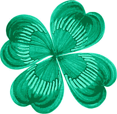 EPS 해외이미지 디자인 꽃 백그라운드 잎 일러스트 수채화 미술 사람없음 클로버 손그림 해외202004 해외일러스트 식물 문화예술 파일형식 벡터 이미지허브