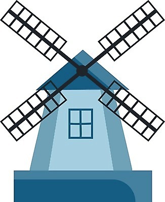 EPS 해외이미지 일러스트 창문 바람 옥수수 건물 물 파란색 탑 힘 풍차 칼날 만화 그림 돛 밀가루 갈기 방앗간 해외202004 해외일러스트 자연요소 건축물 컬러 날씨 곡류 가루 파일형식 벡터 건축 이미지허브