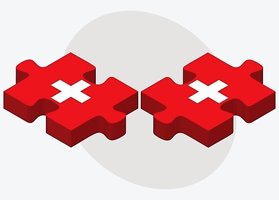 EPS 해외이미지 유럽 조각 컨셉 일러스트 비즈니스 관계 협력 함께함 사람 그래픽 3D 깃발 퍼즐 연결 결합 접속 스위스 오브젝트 흰배경 나눔 해결 고립 베른 전국 정부 정치 통일 해외202004 해외일러스트 나라 백그라운드 흰색 디지털합성 파일형식 벡터 이미지허브