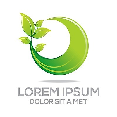 EPS 해외이미지 잎 곡선 일러스트 비즈니스 사람없음 원형 심볼 브랜딩 해외202004 해외일러스트 도형 식물 선 파일형식 벡터 이미지허브