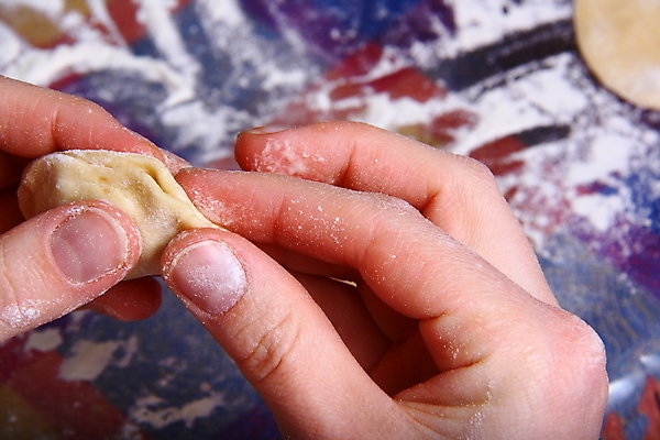 포토 JPG 해외이미지 손 음식 육류 요리 사람없음 식사 반죽 밀가루 밀대 패티 끓이기 라비올리 해외202004 튀르키예 해외포토 아시아 식재료 모션 주방용품 신체부위 가루 파일형식 이미지허브