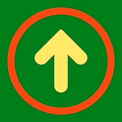 EPS 해외이미지 이동 일러스트 모션 화살 세로 픽토그램 성장 플랫 방향 상승 오르기 긍정 커서 북쪽 네비게이션 녹색배경 고립 상형문자 업로드 직진 충고 해외202004 해외일러스트 문자 백그라운드 컨셉 초록색 파일형식 벡터 이미지허브