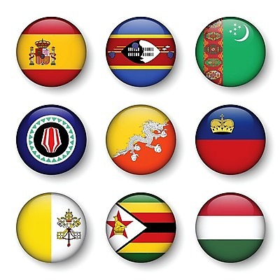 EPS 해외이미지 일러스트 사람없음 세트 세계 3D 깃발 도시 원형 스페인 헝가리 부탄 스페인어 해외202004 사도궁 해외일러스트 도형 유럽 궁전 디지털합성 동유럽 바티칸 남아시아 파일형식 벡터 이미지허브