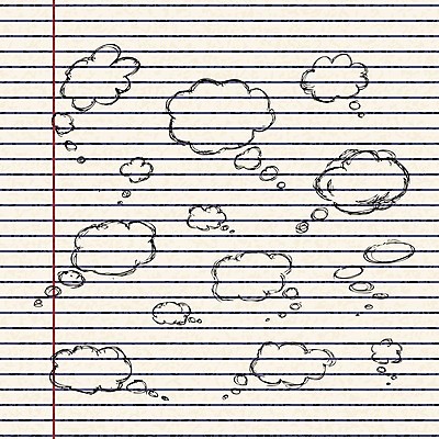 EPS 해외이미지 구름 디자인 종이 선 백그라운드 생각 패턴 일러스트 학교 문구용품 파란색 쪽지 공책 줄무늬 거품 흰색 주름 편지 편지지 질감 문서 페이지 공지사항 시트 패드 엘리먼트 해외202004 해외일러스트 자연요소 교육 컬러 무늬 오브젝트 파일형식 벡터 이미지허브