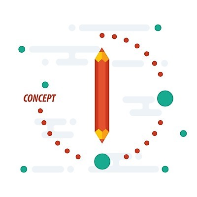 EPS 해외이미지 디자인 교육 과학 일러스트 학교 창조 컴퓨터 연필 노란색 흰색 기록 플랫 심볼 오브젝트 사인 그림 고립 엘리먼트 흑연 해외202004 해외일러스트 컬러 학용품 전자제품 필기구 광석 파일형식 벡터 이미지허브
