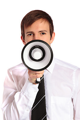 포토 JPG 해외이미지 백그라운드 한명 쪽지 확성기 외침 정보 흰색 비즈니스맨 발표 메시지 뉴스 종업원 알림 경영자 리더 시끄러움 명령 고립 마케팅 해외202004 해외포토 직업 1 남자 컬러 비즈니스 사람 소리 직장인 파일형식 이미지허브