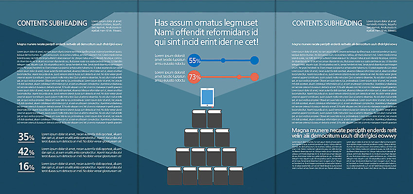 템플릿 편집 표지디자인 북디자인 내지 리플렛 백그라운드 북커버 3단접지 팜플렛 사람없음 책 태블릿 독서 쌓기 퍼센트 이미지템플릿 AI파일 모션 전자제품 스마트기기 특수기호 파일형식 벡터