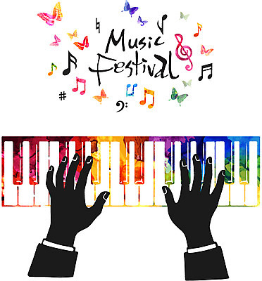 손 손글씨 문화 예술 악기 연주 일러스트 캘리그라피 붓터치 문화예술 한명 신체부위 컬러풀 건반 피아노 국내일러스트 AI파일 1 음악 컬러 사람 건반악기 파일형식 벡터