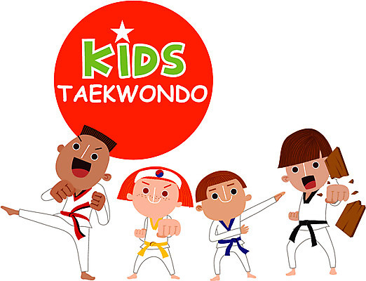 여자 어린이교육 남자 어린이 스포츠 일러스트 함께함 건강 사람 여러명 운동 기쁨 즐거움 태권도 클럽 격파 어린이만 국내일러스트 AI파일 교육 감정 다수 컨셉 모션 격투기 파일형식 벡터