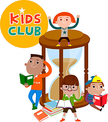 여자 어린이교육 교육 남자 어린이 일러스트 함께함 사람 여러명 책 독서 기쁨 모래시계 즐거움 클럽 어린이만 국내일러스트 AI파일 감정 모래 시계 다수 컨셉 파일형식 벡터