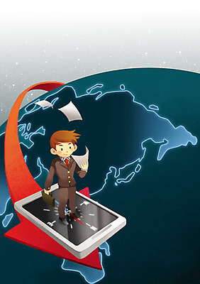 PSD 라이프스타일 남자 지구 일러스트 비즈니스 정보기술 스마트라이프 한명 사람 스마트폰 비즈니스맨 나침반 스마트 해외출장 편리함 남자만 남자한명만 국내일러스트 1 컨셉 기술 생활 핸드폰 스마트기기 직장인 출장 파일형식