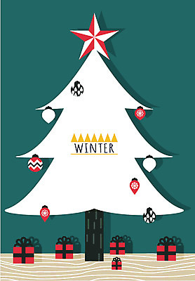 나무 별 백그라운드 크리스마스 겨울 일러스트 전구 장신구 선물 풍경 사람없음 장식 크리스마스트리 겨울배경 국내일러스트 AI파일 자연요소 식물 계절 기념일 파일형식 벡터