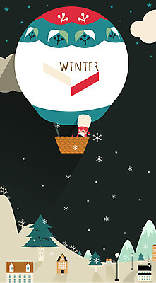 나무 모자 계절 여자 백그라운드 겨울 일러스트 한명 사람 풍경 야외 마을 열기구 비행 눈 야간 여자만 여자한명만 겨울배경 국내일러스트 AI파일 자연요소 식물 1 잡화 항공교통 날씨 파일형식 벡터