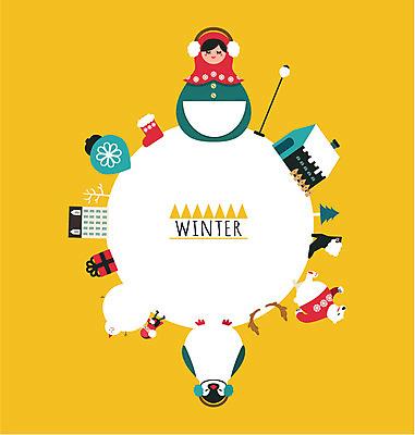 나무 동물 계절 여자 백그라운드 겨울 가로등 일러스트 곰 눈사람 선물 한명 사람 풍경 빌딩 건물 장식 귀마개 펭귄 마트료시카 여자만 여자한명만 겨울배경 국내일러스트 AI파일 식물 1 건축물 잡화 공공시설 인형 포유류 조류 러시아 파일형식 벡터