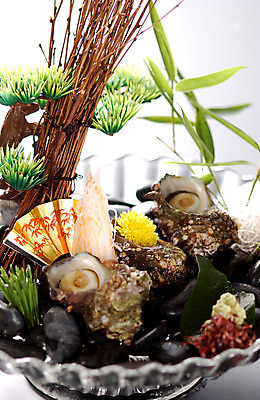 포토 JPG 그릇 음식 실내 사람없음 장식 회 소라 해산물 일본음식 국내포토 식기 어패류 내부 파일형식