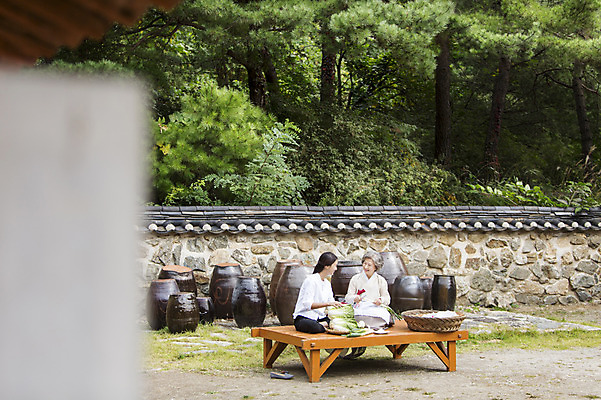 포토 JPG 주간 나무 식물 한국전통 여자 노년 할머니 식재료 가족 엄마 웃음 사람 앉기 동양인 성인 야외 두명 30대 담장 마주보기 한국인 항아리 60대 한복 배추 며느리 평상 김장 시어머니 김장재료 여자만 성인여자만 성인만 국내포토 자연요소 전통 채소 관계 모션 한국 표정 인종 장년 도자기 전통의상 파일형식 시부모님