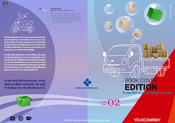 PSD 템플릿 편집 표지디자인 북디자인 표지 백그라운드 북커버 사람없음 상자 트럭 오토바이 배송 택배 이미지템플릿 자동차 바이크 운송업 파일형식
