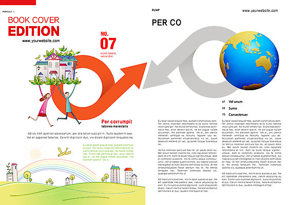 PSD 템플릿 편집 표지디자인 북디자인 여자 표지 남자 화살표 지구 백그라운드 북커버 주택 사람 두명 건물 마을 이사 배송 이미지템플릿 건축물 파일형식