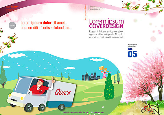 주간 PSD 나무 템플릿 편집 캐릭터 표지디자인 북디자인 여자 표지 남자 백그라운드 북커버 홍보캐릭터 자동차 사람 성인 야외 두명 상자 트럭 배달원 배송 택배 성인만 이미지템플릿 자연요소 식물 직업 육상교통 운송업 파일형식