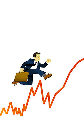 PSD 남자 일러스트 비즈니스 그래프 한명 사람 일상 달리기 자유 비즈니스맨 탈출 일상탈출 남자만 남자한명만 국내일러스트 1 컨셉 모션 라이프 직장인 파일형식