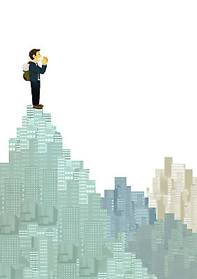 PSD 남자 일러스트 비즈니스 한명 사람 빌딩 일상 등산 자유 비즈니스맨 정상 탈출 일상탈출 남자만 남자한명만 국내일러스트 1 컨셉 건물 라이프 트래킹 직장인 파일형식