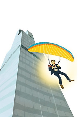 PSD 남자 일러스트 비즈니스 한명 사람 빌딩 일상 자유 비행 비즈니스맨 탈출 패러글라이딩 일상탈출 남자만 남자한명만 국내일러스트 1 스포츠 컨셉 건물 라이프 직장인 파일형식