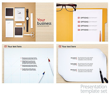 PSD 템플릿 편집 텍스트 사람없음 세트 사무용품 프레젠테이션 문서템플릿 레이아웃 문서 제안서 이미지템플릿 문구용품 파일형식