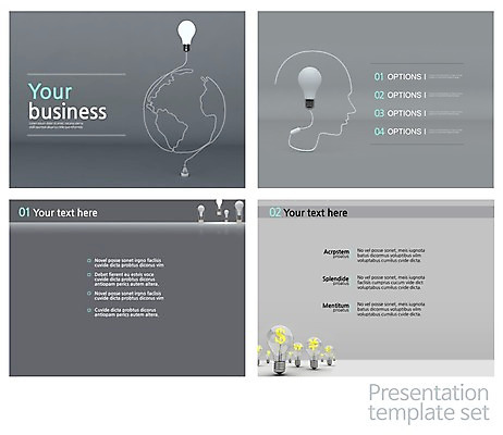 PSD 템플릿 편집 비즈니스 전구 텍스트 사람없음 세트 프레젠테이션 문서템플릿 레이아웃 문서 제안서 이미지템플릿 파일형식