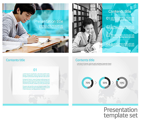 템플릿 편집 학생 여자 교육 남자 텍스트 사람 동양인 여러명 세트 한국인 도서관 프레젠테이션 문서템플릿 레이아웃 문서 제안서 이미지템플릿 AI파일 다수 인종 파일형식 벡터