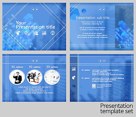 템플릿 편집 여자 남자 비즈니스 텍스트 사람 여러명 세트 프레젠테이션 문서템플릿 레이아웃 문서 제안서 이미지템플릿 AI파일 다수 파일형식 벡터