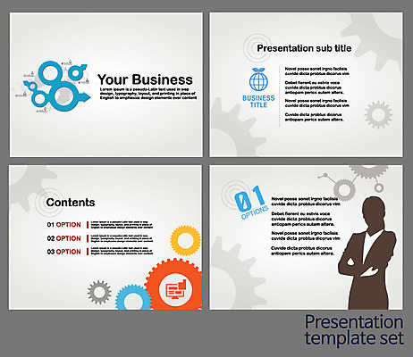 템플릿 편집 여자 실루엣 비즈니스 텍스트 한명 사람 세트 프레젠테이션 문서템플릿 레이아웃 문서 제안서 여자만 여자한명만 이미지템플릿 AI파일 1 촬영기법 파일형식 벡터