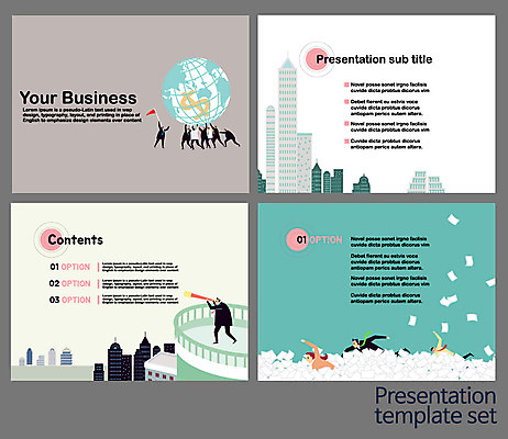 템플릿 편집 남자 비즈니스 텍스트 사람 빌딩 여러명 세트 프레젠테이션 문서템플릿 레이아웃 문서 제안서 남자만 이미지템플릿 AI파일 다수 건물 파일형식 벡터