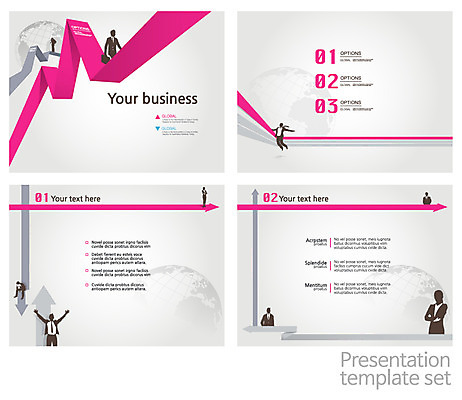 템플릿 편집 여자 남자 실루엣 비즈니스 텍스트 사람 여러명 세트 프레젠테이션 문서템플릿 레이아웃 문서 제안서 이미지템플릿 AI파일 다수 촬영기법 파일형식 벡터
