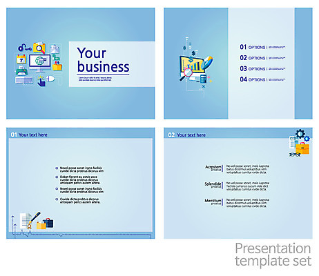 템플릿 편집 비즈니스 텍스트 사람없음 세트 프레젠테이션 문서템플릿 레이아웃 문서 제안서 이미지템플릿 AI파일 파일형식 벡터