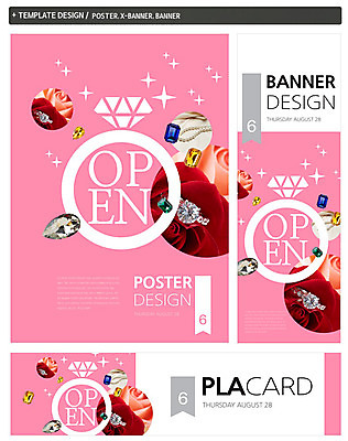 PSD 템플릿 배너 배너템플릿 잡화 패션 가로배너 꽃 ZIP 포스터 세로배너 백그라운드 장신구 이벤트 사람없음 반짝임 쇼핑 세트 장미 현수막 반지 오픈 보석 식물 모션 가로 세로 광석 파일형식