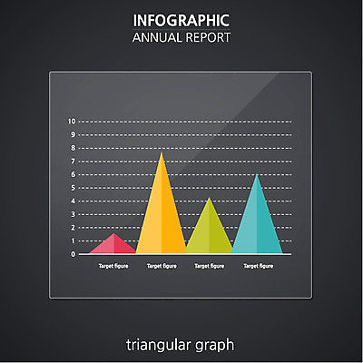 일러스트 통계 수치 그래프 사람없음 자료 인포그래픽 삼각형 분석 보고서 제안서 연혁 분석자료 국내일러스트 AI파일 도형 컨셉 파일형식 벡터