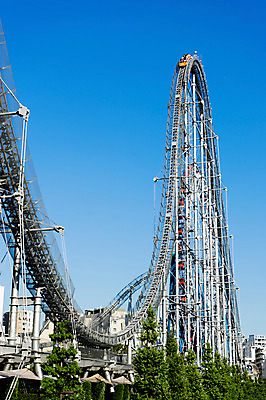 포토 JPG 주간 나무 식물 하늘 사람없음 야외 놀이공원 놀이기구 롤러코스터 국내포토 자연요소 테마파크 파일형식