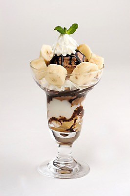 포토 JPG 음식 아이스크림 디저트 바나나 실내 사람없음 파르페 초코시럽 국내포토 과일 내부 초콜릿 시럽 파일형식