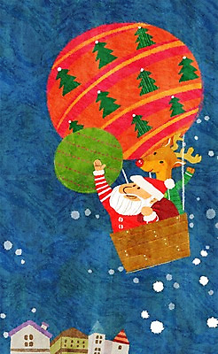 PSD 동물 캐릭터 노년 남자 크리스마스 겨울 일러스트 사슴 한명 사람 성인 야외 산타클로스 마을 루돌프 열기구 눈 야간 산타캐릭터 일러캐릭터 자연요소 1 계절 기념일 포유류 항공교통 날씨 파일형식