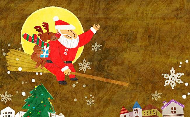 PSD 캐릭터 노년 남자 크리스마스 겨울 일러스트 사슴 선물 한명 사람 성인 야외 크리스마스트리 산타클로스 마을 루돌프 달 비행 눈 눈송이 야간 빗자루 산타캐릭터 일러캐릭터 자연요소 1 계절 기념일 포유류 날씨 눈_날씨 청소도구 파일형식