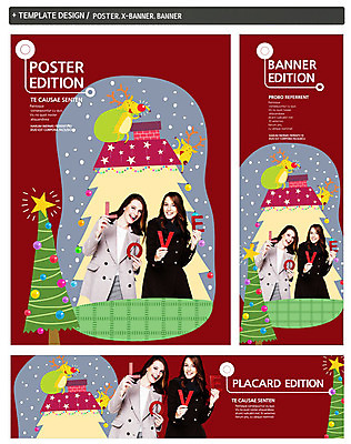 PSD 서양인 외국인 나무 동물 백인 템플릿 배너 배너템플릿 여자 기념일 가로배너 ZIP 포스터 별 세로배너 백그라운드 크리스마스 사슴 굴뚝 사랑 웃음 들기 사람 이벤트 상반신 20대 성인 두명 장식 세트 크리스마스트리 루돌프 현수막 보따리 여자만 성인여자만 청년만 청년여자만 성인만 자연요소 식물 감정 포유류 모션 표정 인종 청년 가로 세로 파일형식