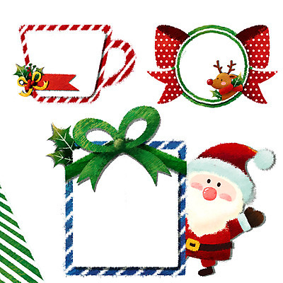 PSD 캐릭터 남자 리본 스티커 크리스마스 일러스트 사슴 프레임 한명 사람 컬러풀 산타클로스 라벨 루돌프 산타캐릭터 프레임일러스트 남자만 남자한명만 국내일러스트 일러캐릭터 1 기념일 컬러 포유류 파일형식