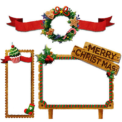 PSD 리본 음식 빵 스티커 크리스마스 일러스트 양말 프레임 알림판 사람없음 장식 컬러풀 라벨 쿠키 화환 컵케이크 프레임일러스트 국내일러스트 기념일 꽃 컬러 디저트 케이크 파일형식