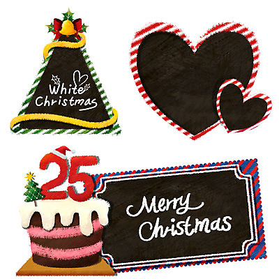 PSD 리본 음식 빵 스티커 크리스마스 일러스트 프레임 사람없음 컬러풀 크리스마스트리 라벨 케이크 종 하트 프레임일러스트 국내일러스트 모양 기념일 컬러 디저트 파일형식