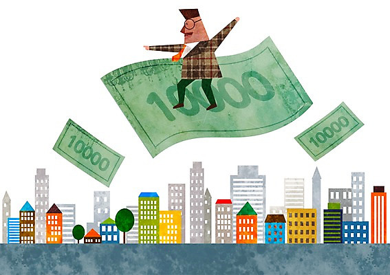 PSD 캐릭터 남자 백그라운드 지폐 돈 일러스트 비즈니스 한명 사람 금융 경제 비행 직장인 비즈니스맨 비즈니스캐릭터 남자만 남자한명만 국내일러스트 일러캐릭터 직업 1 재산 파일형식