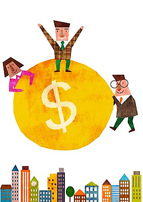 PSD 캐릭터 여자 남자 백그라운드 일러스트 비즈니스 사람 세명 금융 경제 달러 열기구 직장인 비즈니스맨 비즈니스우먼 화폐기호 비즈니스캐릭터 풍선 국내일러스트 일러캐릭터 직업 기호 돈 항공교통 화폐 파일형식