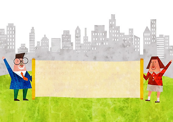 PSD 캐릭터 배너템플릿 여자 남자 백그라운드 일러스트 비즈니스 프레임 사람 빌딩 두명 금융 경제 현수막 직장인 비즈니스맨 비즈니스우먼 비즈니스캐릭터 국내일러스트 일러캐릭터 템플릿 직업 배너 건물 파일형식