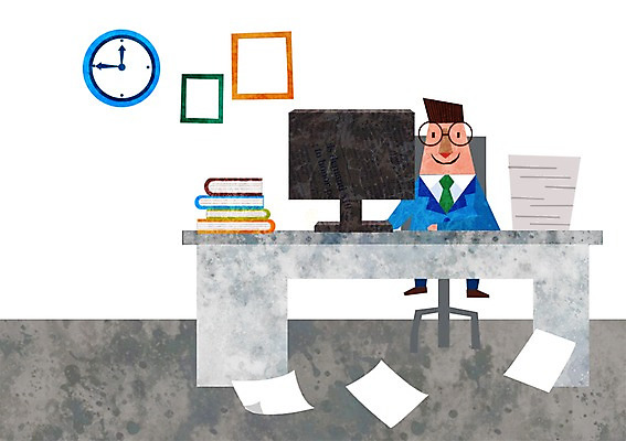 PSD 캐릭터 남자 백그라운드 일러스트 비즈니스 한명 사람 금융 경제 컴퓨터 사무실 업무 직장인 비즈니스맨 비즈니스캐릭터 책상 남자만 남자한명만 국내일러스트 일러캐릭터 직업 1 가구 전자제품 작업 파일형식